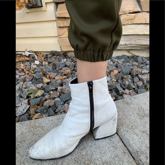 TopShop olive ankle pants, elastic cuff, side pockets, fabulous, size 2 - Picture 9 of 9